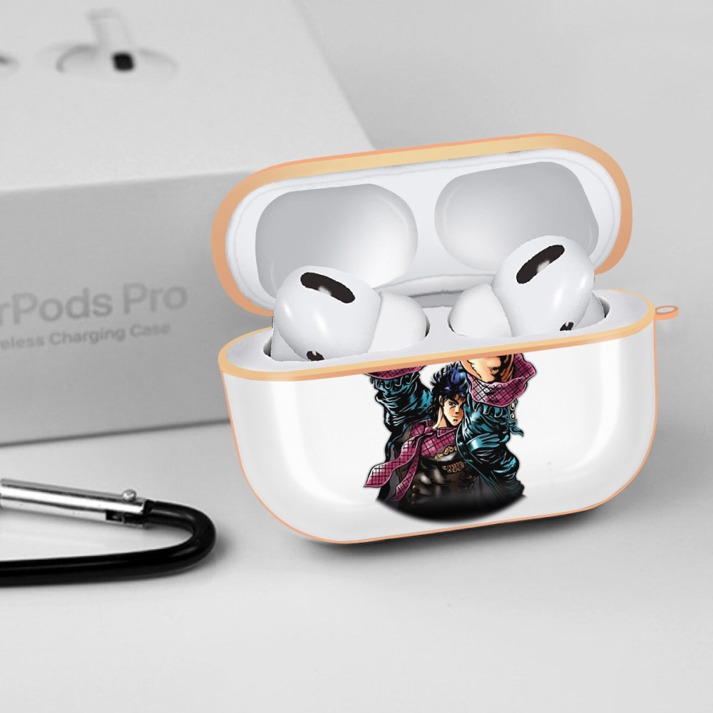 ジョジョの奇妙な冒険 /ジョナサン?ジョースター JoJo's Bizarre Adventure Jonathan Joestar 【AirPods Pro用】ハードシェル保護ケース｜耐衝撃・防指紋・カラビナ付き商品仕様