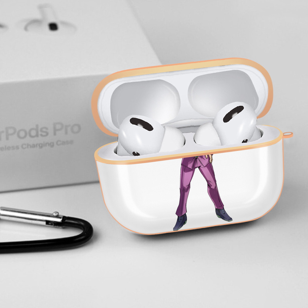 ジョジョの奇妙な冒険 ジョルノ?ジョバァーナ JoJo's Bizarre Adventure Giorno Giovanna 【AirPods Pro用】ハードシェル保護ケース｜耐衝撃・防指紋・カラビナ付き商品仕様
