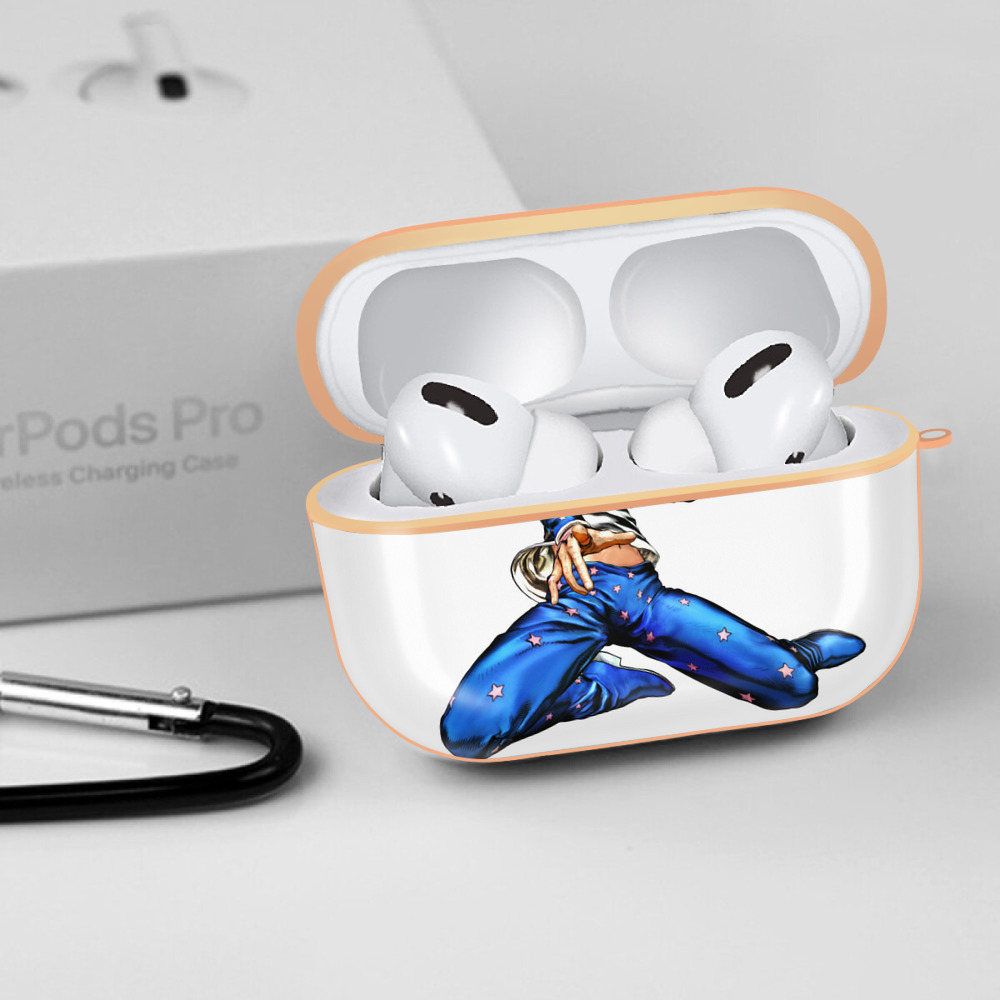 ジョジョの奇妙な冒険 ジョナサン?ジョースター JoJo's Bizarre Adventure Jonathan Joestar 【AirPods Pro用】ハードシェル保護ケース｜耐衝撃・防指紋・カラビナ付き商品仕様