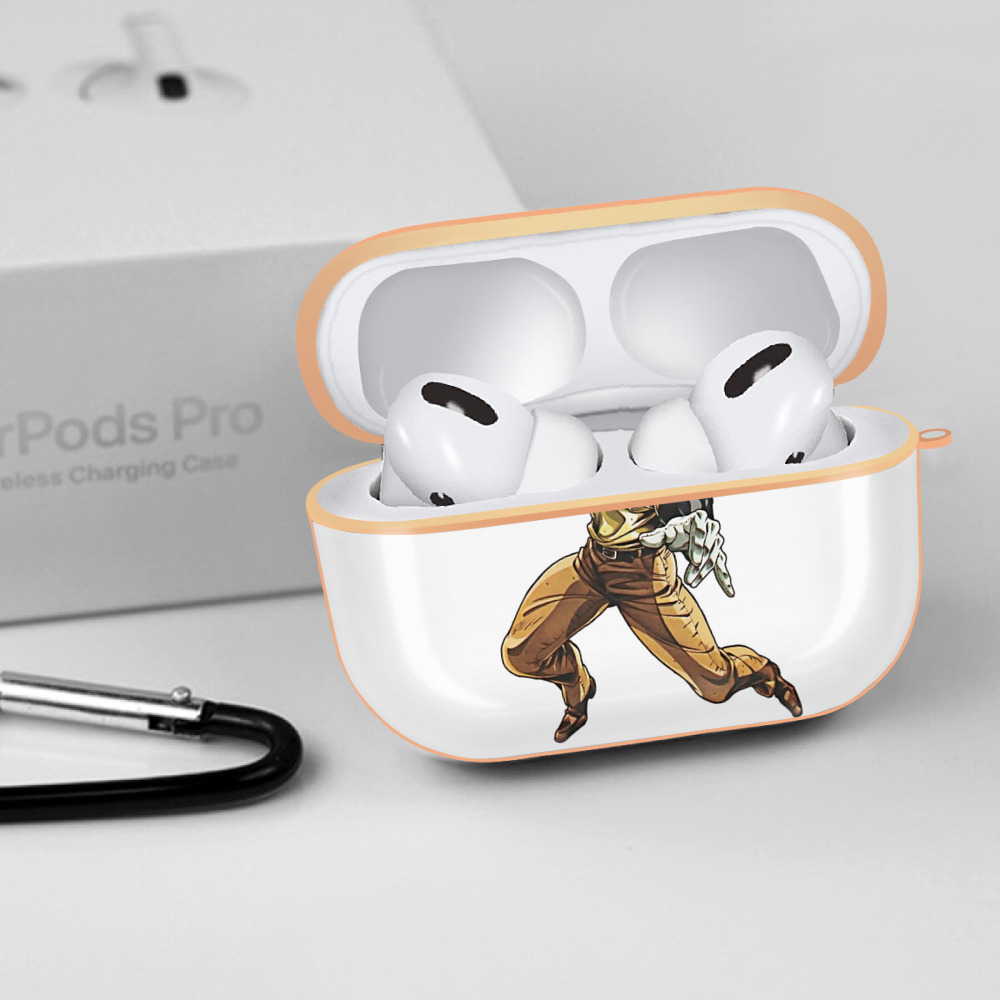ジョジョの奇妙な冒険 ジョセフ?ジョースター JoJo's Bizarre Adventure Joseph Joestar 【AirPods Pro用】ハードシェル保護ケース｜耐衝撃・防指紋・カラビナ付き商品仕様