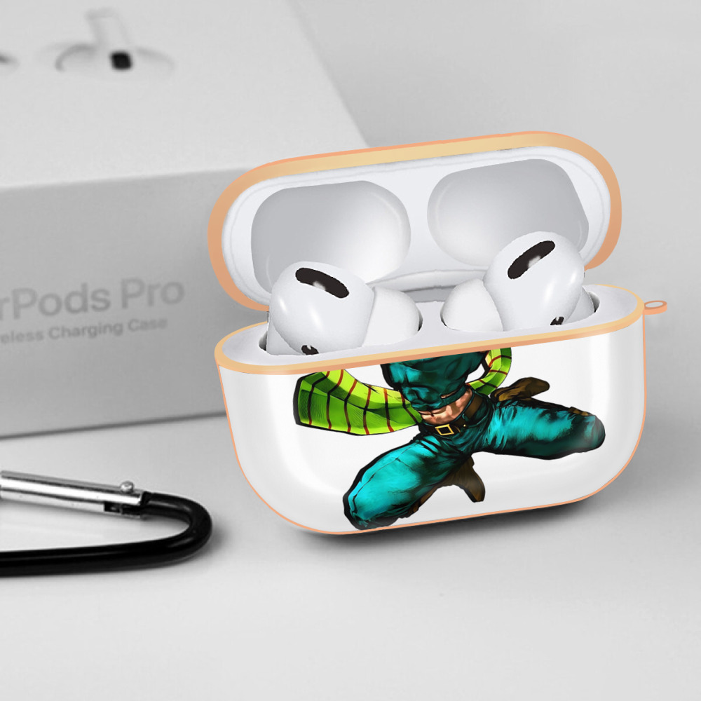 ジョジョの奇妙な冒険 ジョセフ?ジョースター JoJo's Bizarre Adventure Joseph Joestar 【AirPods Pro用】ハードシェル保護ケース｜耐衝撃・防指紋・カラビナ付き商品仕様