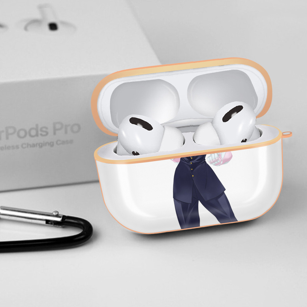 ジョジョの奇妙な冒険 ひがしかた じょうすけ JoJo's Bizarre Adventure Higashikata Josuke 【AirPods Pro用】ハードシェル保護ケース｜耐衝撃・防指紋・カラビナ付き商品仕様
