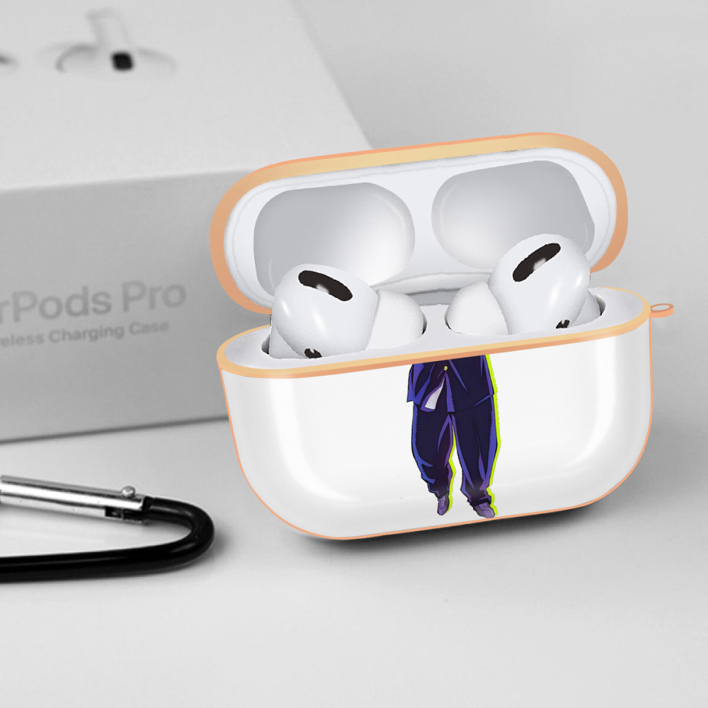 ジョジョの奇妙な冒険 ひがしかた じょうすけ JoJo's Bizarre Adventure Higashikata Josuke 【AirPods Pro用】ハードシェル保護ケース｜耐衝撃・防指紋・カラビナ付き商品仕様