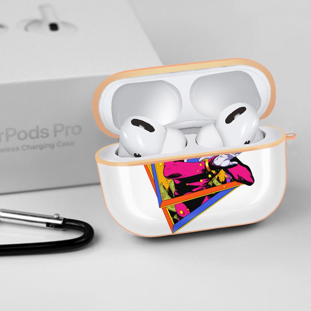 ジョジョの奇妙な冒険 ひがしかた じょうすけ JoJo's Bizarre Adventure Higashikata Josuke 【AirPods Pro用】ハードシェル保護ケース｜耐衝撃・防指紋・カラビナ付き商品仕様