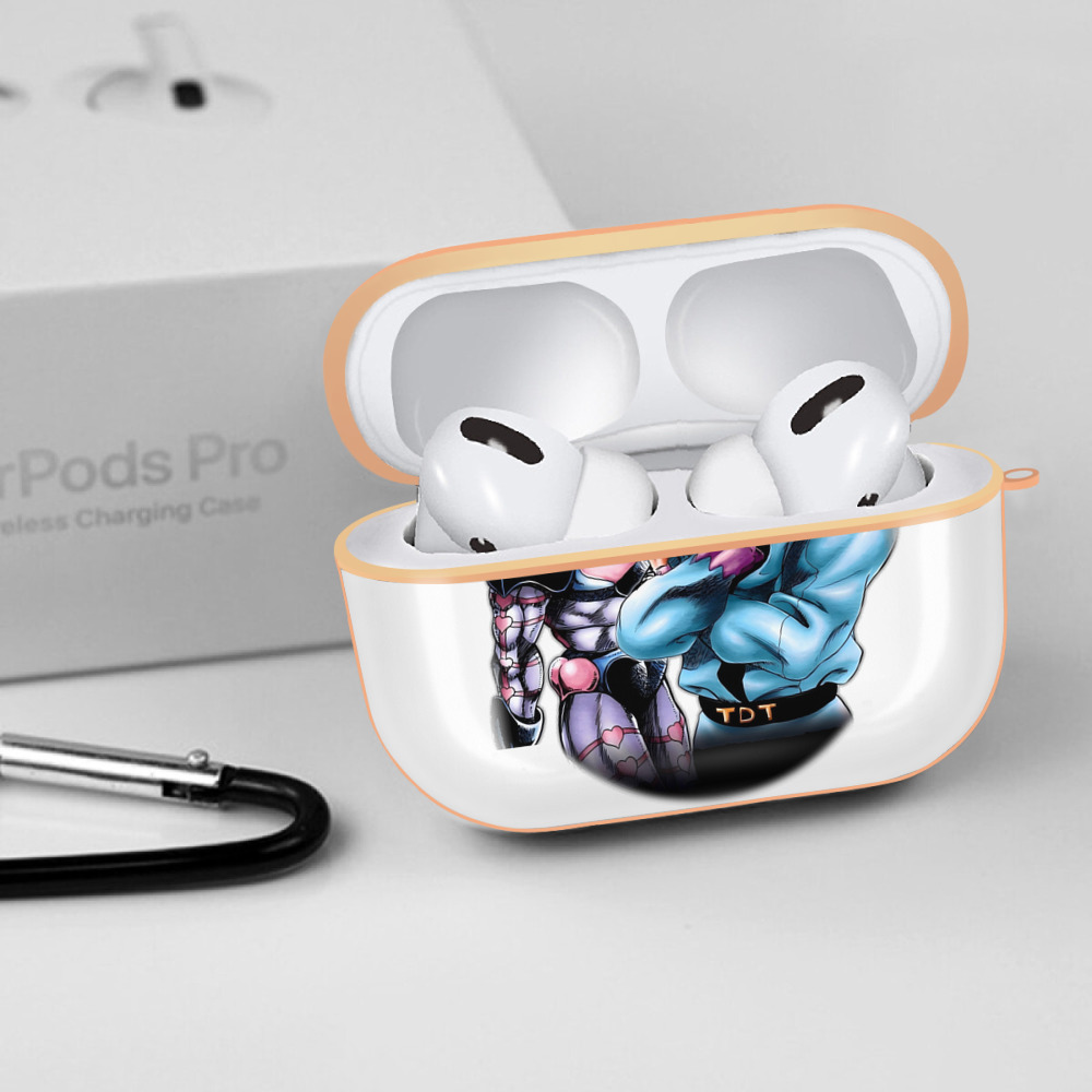 ジョジョの奇妙な冒険 ひがしかた じょうすけ JoJo's Bizarre Adventure Higashikata Josuke 【AirPods Pro用】ハードシェル保護ケース｜耐衝撃・防指紋・カラビナ付き商品仕様