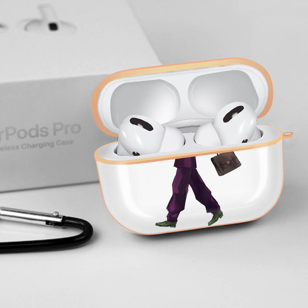 ジョジョの奇妙な冒険 ひがしかた じょうすけ JoJo's Bizarre Adventure Higashikata Josuke 【AirPods Pro用】ハードシェル保護ケース｜耐衝撃・防指紋・カラビナ付き商品仕様