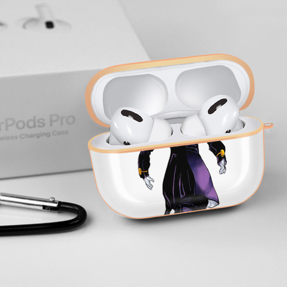 ジョジョの奇妙な冒険 ひがしかた じょうすけ JoJo's Bizarre Adventure Higashikata Josuke 【AirPods Pro用】ハードシェル保護ケース｜耐衝撃・防指紋・カラビナ付き商品仕様