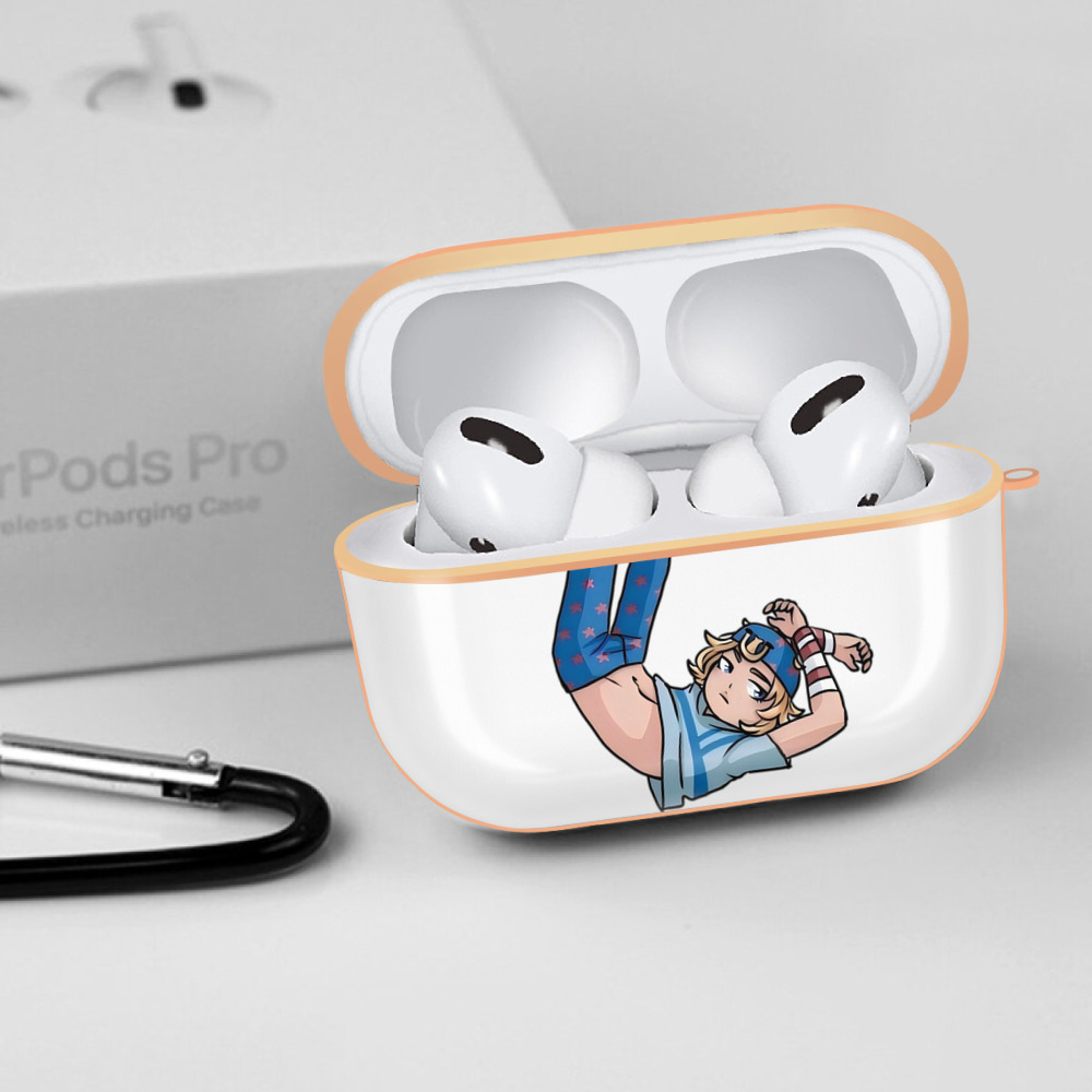 ジョジョの奇妙な冒険 グイード?ミスタ JoJo's Bizarre Adventure Guido Mista 【AirPods Pro用】ハードシェル保護ケース｜耐衝撃・防指紋・カラビナ付き商品仕様