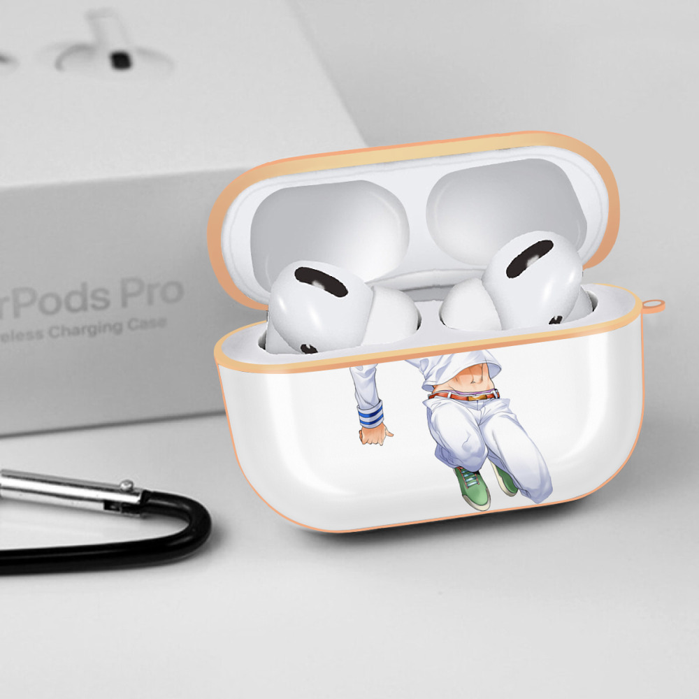 ジョジョの奇妙な冒険 東方定助 JoJo's Bizarre Adventure Higashikata Josuke 【AirPods Pro用】ハードシェル保護ケース｜耐衝撃・防指紋・カラビナ付き商品仕様