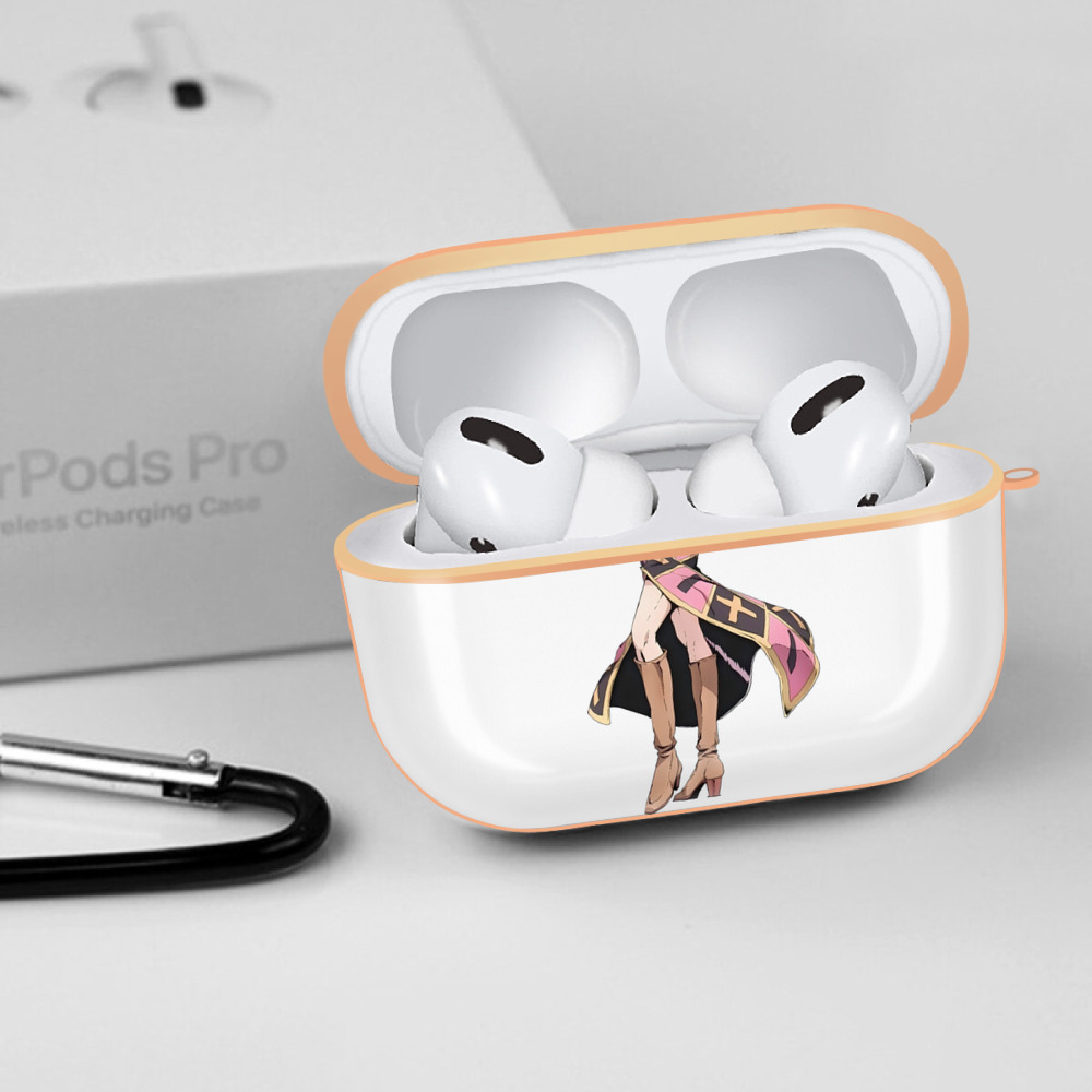 ジョジョの奇妙な冒険 トリッシュ?ウナ JoJo's Bizarre Adventure Trish Una 【AirPods Pro用】ハードシェル保護ケース｜耐衝撃・防指紋・カラビナ付き商品仕様