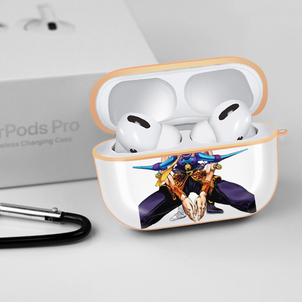 ジョジョの奇妙な冒険 ナランチャ?ギルガ JoJo's Bizarre Adventure Narancia Ghirga 【AirPods Pro用】ハードシェル保護ケース｜耐衝撃・防指紋・カラビナ付き商品仕様
