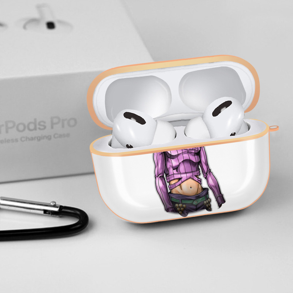 ジョジョの奇妙な冒険 ビネガー?ドッピオ JoJo's Bizarre Adventure Vinegar Doppio 【AirPods Pro用】ハードシェル保護ケース｜耐衝撃・防指紋・カラビナ付き商品仕様