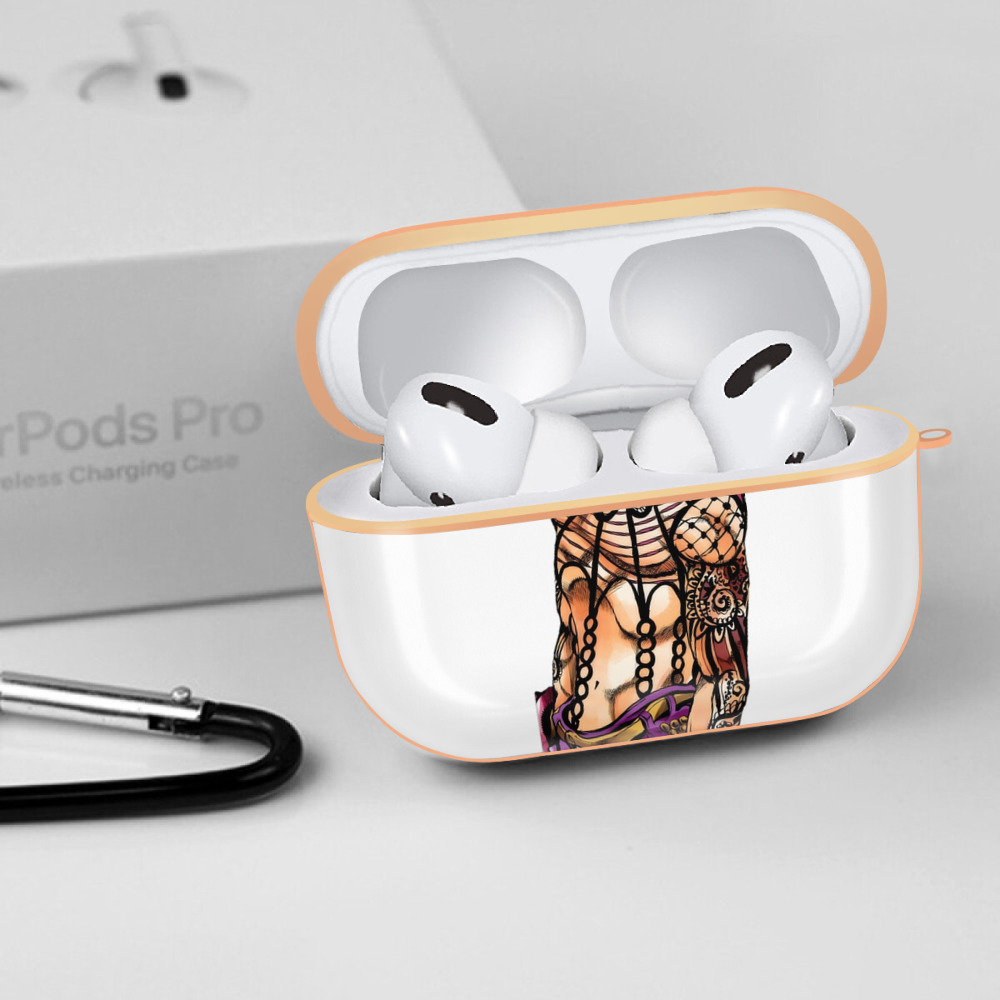 ジョジョの奇妙な冒険 ビネガー?ドッピオ JoJo's Bizarre Adventure Vinegar Doppio 【AirPods Pro用】ハードシェル保護ケース｜耐衝撃・防指紋・カラビナ付き商品仕様