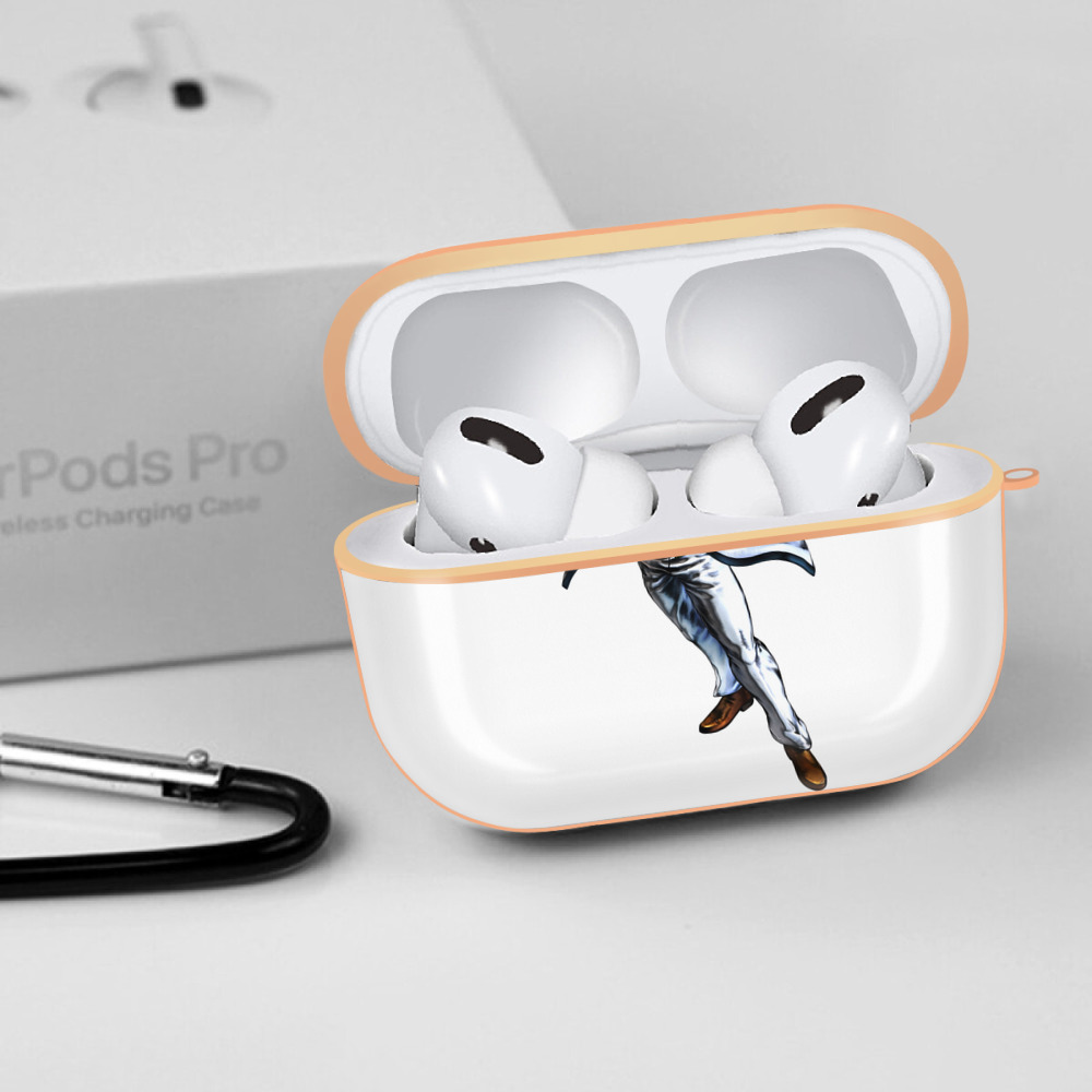 ジョジョの奇妙な冒険 ウィル?アントニオ?ツェペリ JoJo's Bizarre Adventure Will Anthonio Zeppeli 【AirPods Pro用】ハードシェル保護ケース｜耐衝撃・防指紋・カラビナ付き商品仕様
