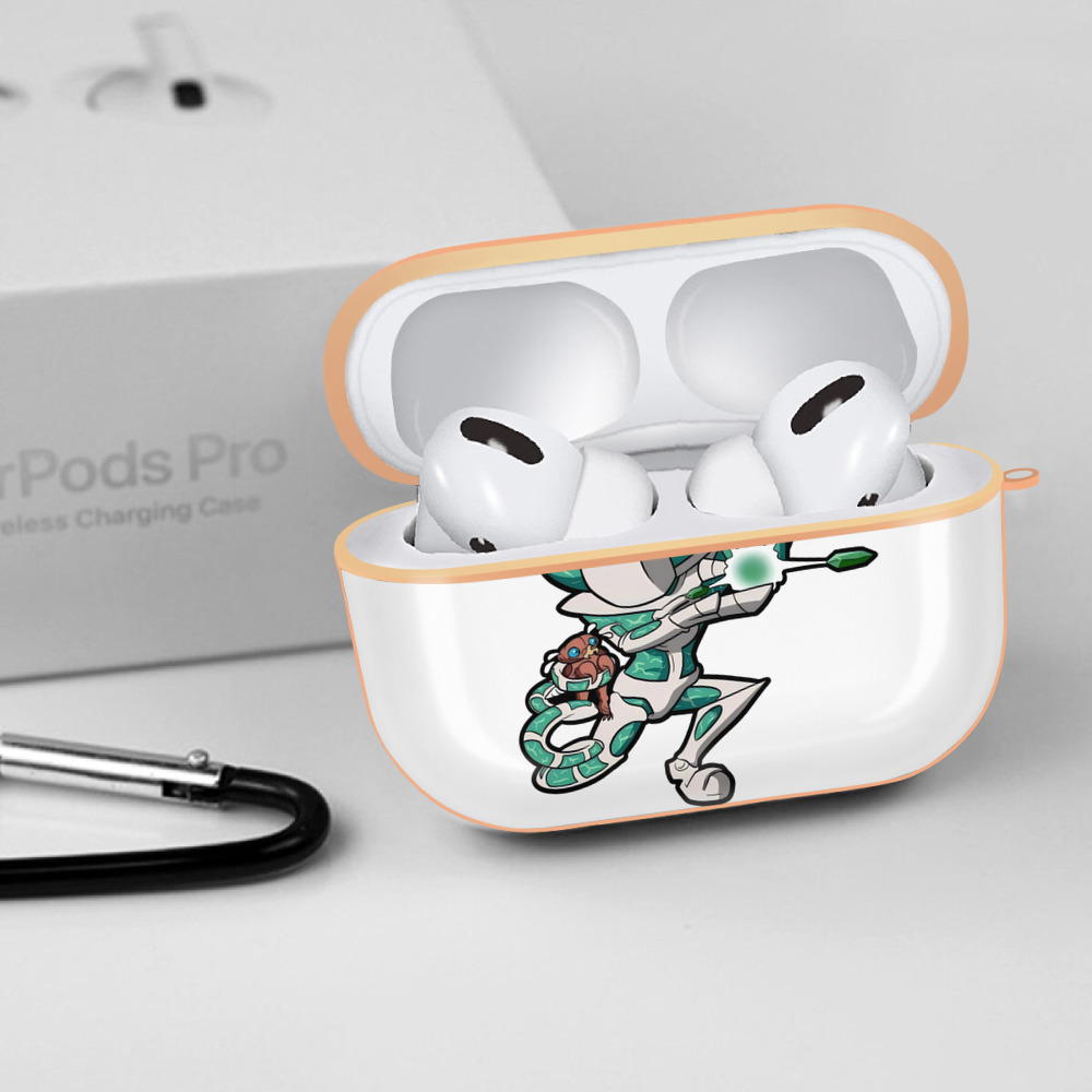 ジョジョの奇妙な冒険 花京院 典明（かきょういん のりあき） JoJo's Bizarre Adventure Kakyoin Noriaki 【AirPods Pro用】ハードシェル保護ケース｜耐衝撃・防指紋・カラビナ付き商品仕様