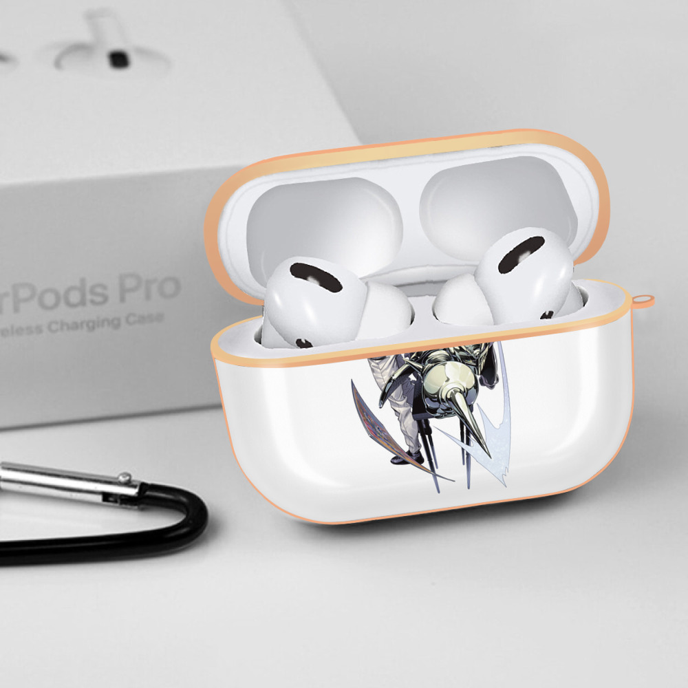 ジョジョの奇妙な冒険 ジャン＝ピエール?ポルナレフ JoJo's Bizarre Adventure Jan Pierre Polnareff 【AirPods Pro用】ハードシェル保護ケース｜耐衝撃・防指紋・カラビナ付き商品仕様