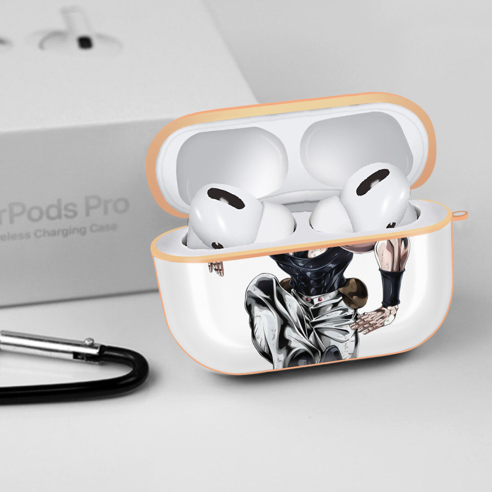 ジョジョの奇妙な冒険 ジャン＝ピエール?ポルナレフ JoJo's Bizarre Adventure Jan Pierre Polnareff 【AirPods Pro用】ハードシェル保護ケース｜耐衝撃・防指紋・カラビナ付き商品仕様