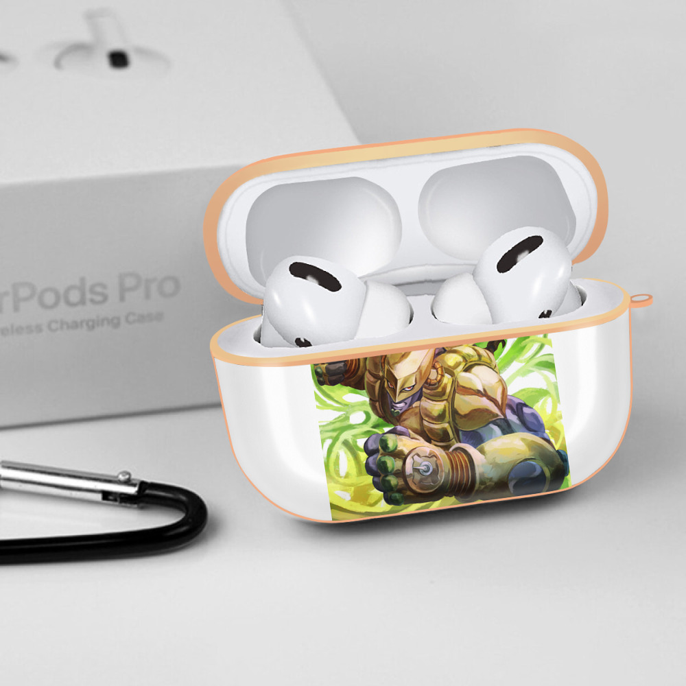 ジョジョの奇妙な冒険 ディオ?ブランドー JoJo's Bizarre Adventure Dio Brando 【AirPods Pro用】ハードシェル保護ケース｜耐衝撃・防指紋・カラビナ付き商品仕様