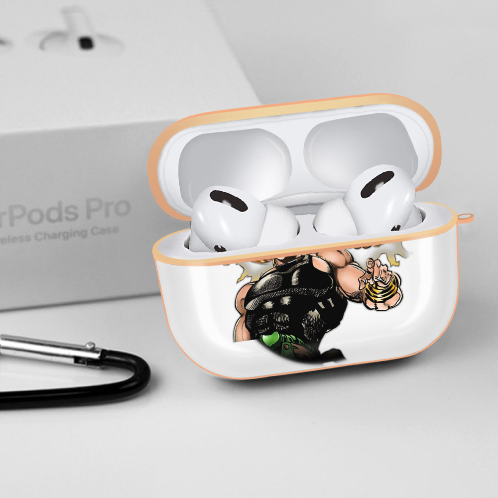 ジョジョの奇妙な冒険 ディオ?ブランドー JoJo's Bizarre Adventure Dio Brando 【AirPods Pro用】ハードシェル保護ケース｜耐衝撃・防指紋・カラビナ付き商品仕様