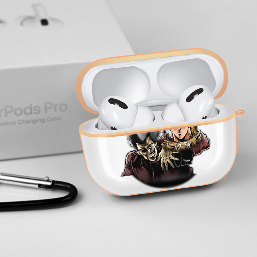 ジョジョの奇妙な冒険 ディオ?ブランドー JoJo's Bizarre Adventure Dio Brando 【AirPods Pro用】ハードシェル保護ケース｜耐衝撃・防指紋・カラビナ付き商品仕様