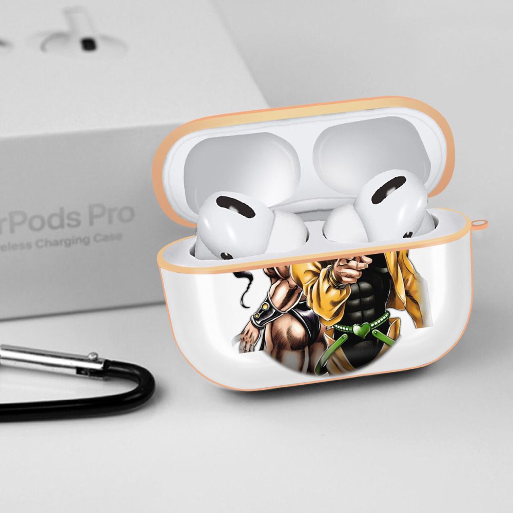 ジョジョの奇妙な冒険 ディオ?ブランドー JoJo's Bizarre Adventure Dio Brando 【AirPods Pro用】ハードシェル保護ケース｜耐衝撃・防指紋・カラビナ付き商品仕様
