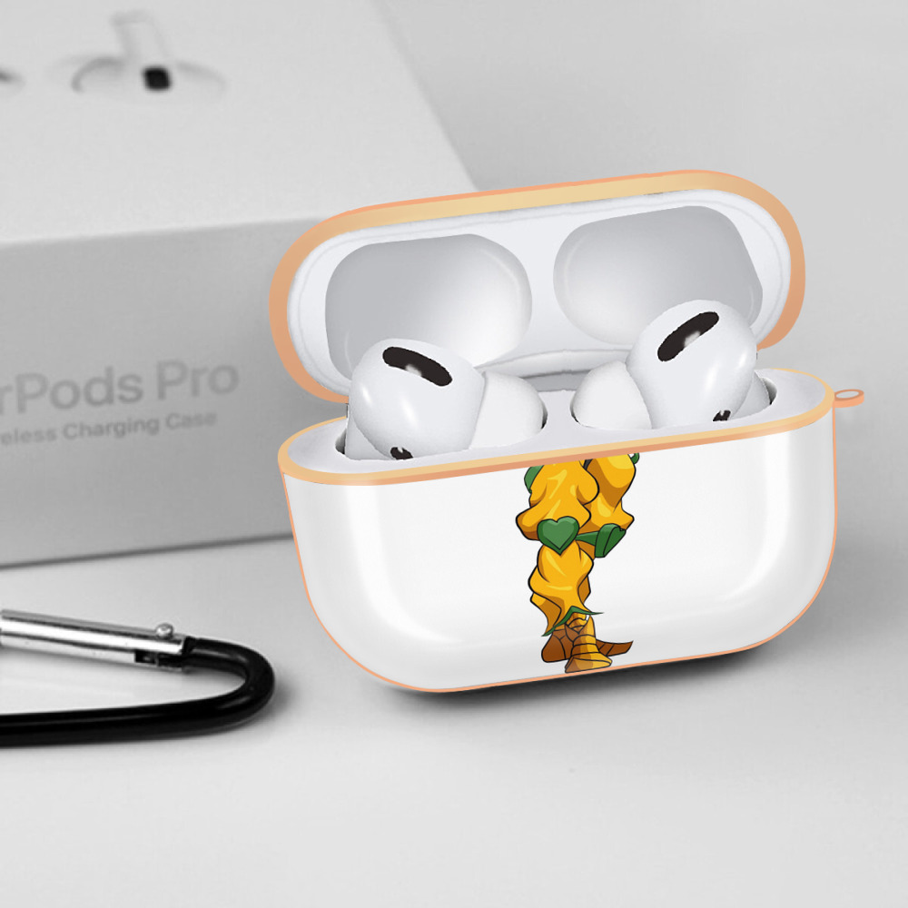 ジョジョの奇妙な冒険 ディオ?ブランドー JoJo's Bizarre Adventure Dio Brando 【AirPods Pro用】ハードシェル保護ケース｜耐衝撃・防指紋・カラビナ付き商品仕様