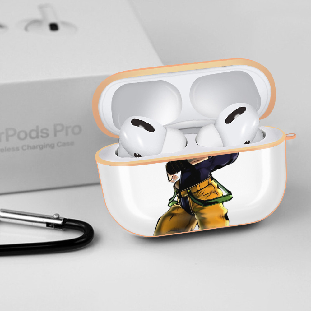 ジョジョの奇妙な冒険 ディオ?ブランドー JoJo's Bizarre Adventure Dio Brando 【AirPods Pro用】ハードシェル保護ケース｜耐衝撃・防指紋・カラビナ付き商品仕様
