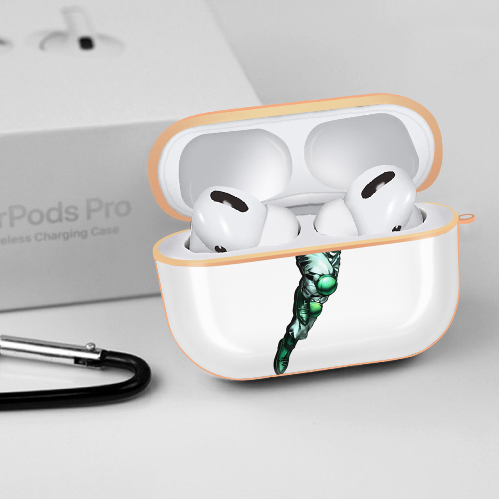 ジョジョの奇妙な冒険 ディオ?ブランドー JoJo's Bizarre Adventure Dio Brando 【AirPods Pro用】ハードシェル保護ケース｜耐衝撃・防指紋・カラビナ付き商品仕様