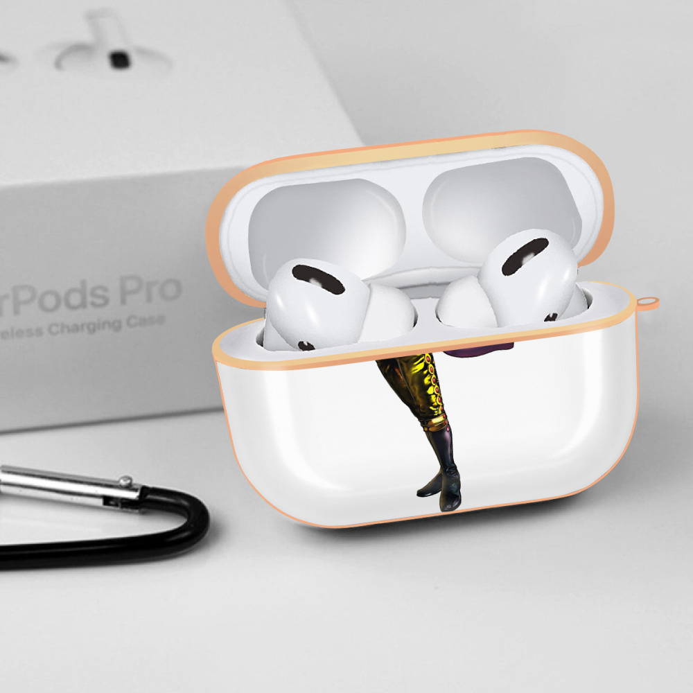 ジョジョの奇妙な冒険 ディオ?ブランドー JoJo's Bizarre Adventure Dio Brando 【AirPods Pro用】ハードシェル保護ケース｜耐衝撃・防指紋・カラビナ付き商品仕様