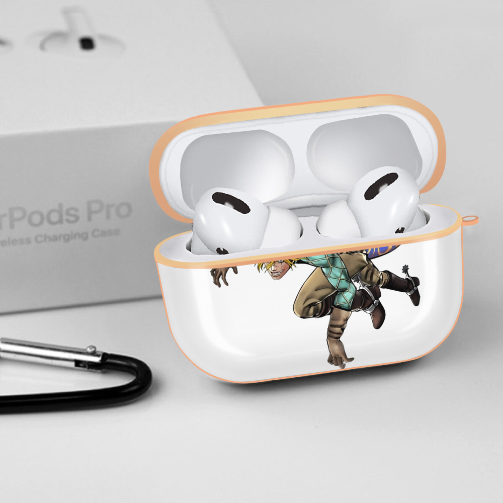 ジョジョの奇妙な冒険 ディオ?ブランドー JoJo's Bizarre Adventure Dio Brando 【AirPods Pro用】ハードシェル保護ケース｜耐衝撃・防指紋・カラビナ付き商品仕様