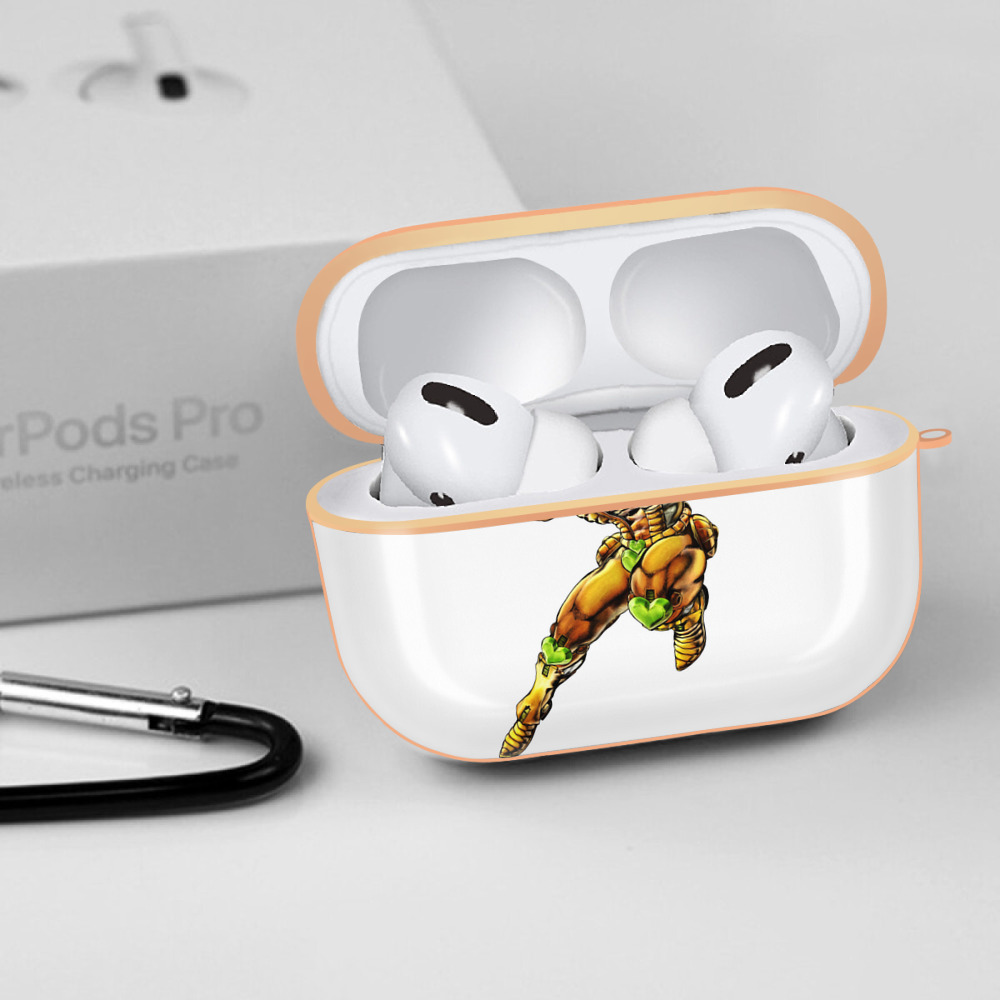 ジョジョの奇妙な冒険 ディオ?ブランドー JoJo's Bizarre Adventure Dio Brando 【AirPods Pro用】ハードシェル保護ケース｜耐衝撃・防指紋・カラビナ付き商品仕様