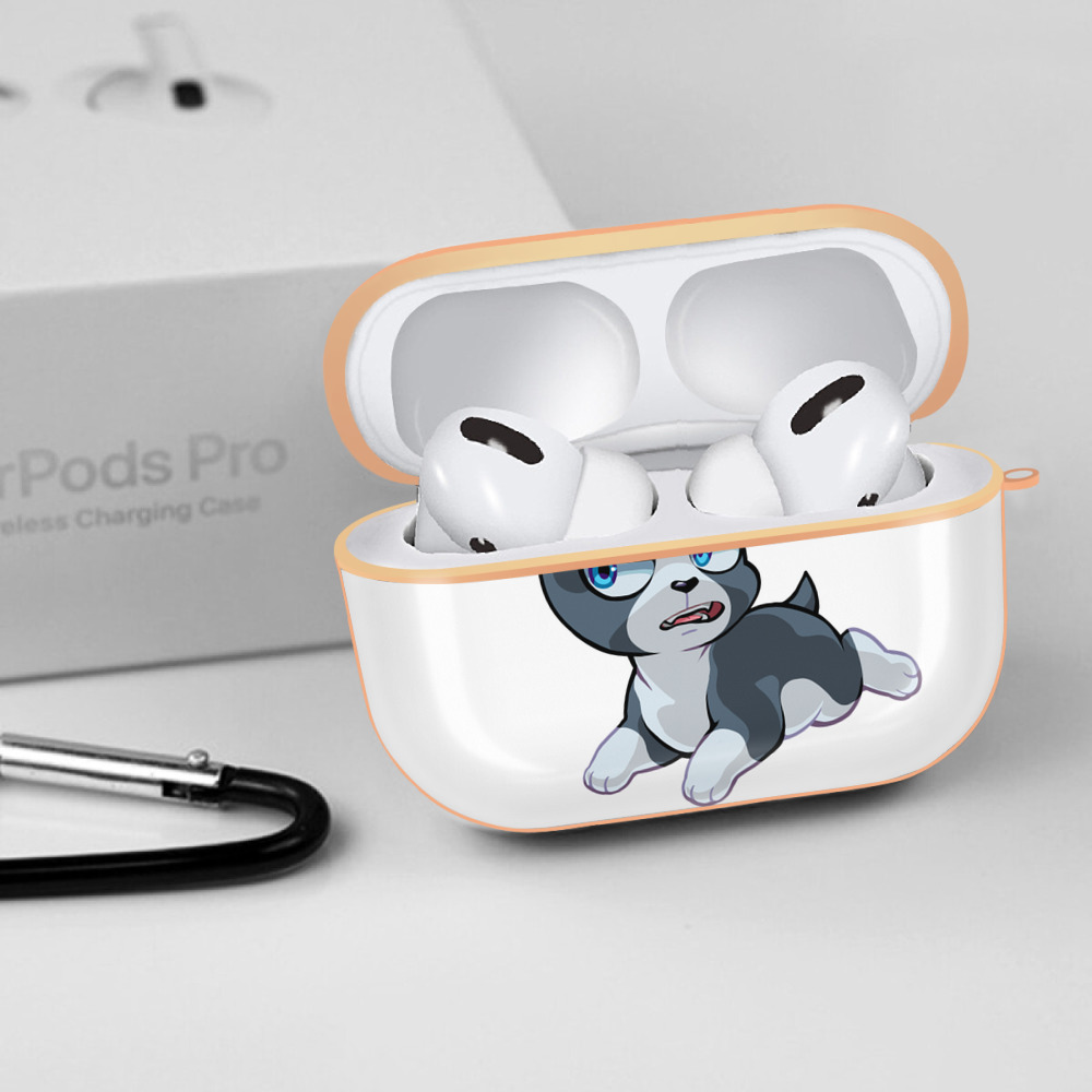 ジョジョの奇妙な冒険 イギー JoJo's Bizarre Adventure Iggy 【AirPods Pro用】ハードシェル保護ケース｜耐衝撃・防指紋・カラビナ付き商品仕様