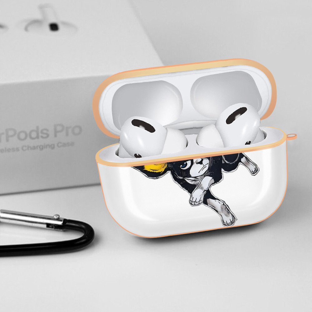 ジョジョの奇妙な冒険 イギー JoJo's Bizarre Adventure Iggy 【AirPods Pro用】ハードシェル保護ケース｜耐衝撃・防指紋・カラビナ付き商品仕様