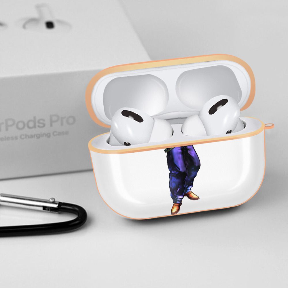 ジョジョの奇妙な冒険 虹村億泰 にじむら おくやす JoJo's Bizarre Adventure Nijimura Okuyasu 【AirPods Pro用】ハードシェル保護ケース｜耐衝撃・防指紋・カラビナ付き商品仕様