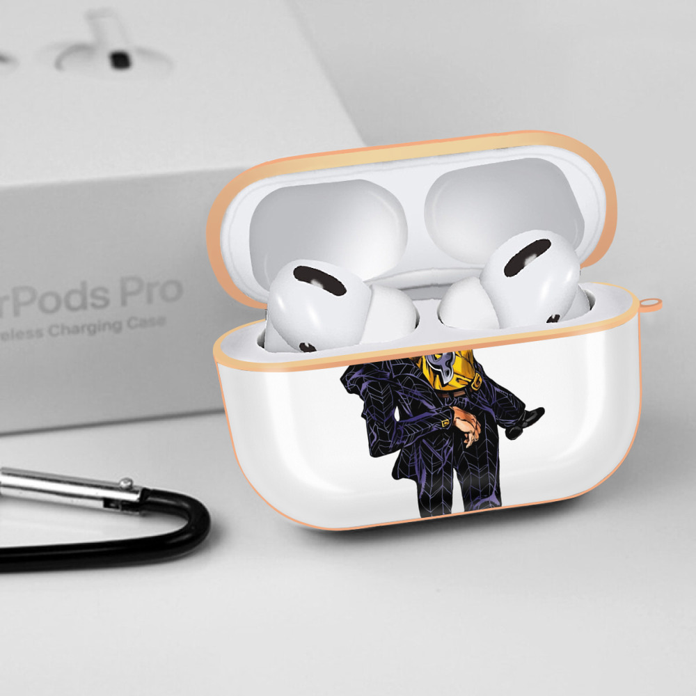 ジョジョの奇妙な冒険 プロシュート JoJo's Bizarre Adventure Prosciutto 【AirPods Pro用】ハードシェル保護ケース｜耐衝撃・防指紋・カラビナ付き商品仕様