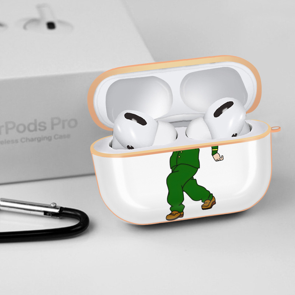 ジョジョの奇妙な冒険 広瀨康一 JoJo's Bizarre Adventure Hirose Koichi 【AirPods Pro用】ハードシェル保護ケース｜耐衝撃・防指紋・カラビナ付き商品仕様