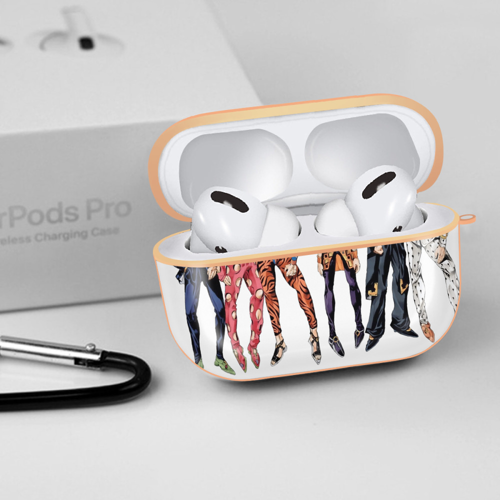 ジョジョの奇妙な冒険 JoJo's Bizarre Adventure 【AirPods Pro用】ハードシェル保護ケース｜耐衝撃・防指紋・カラビナ付き商品仕様
