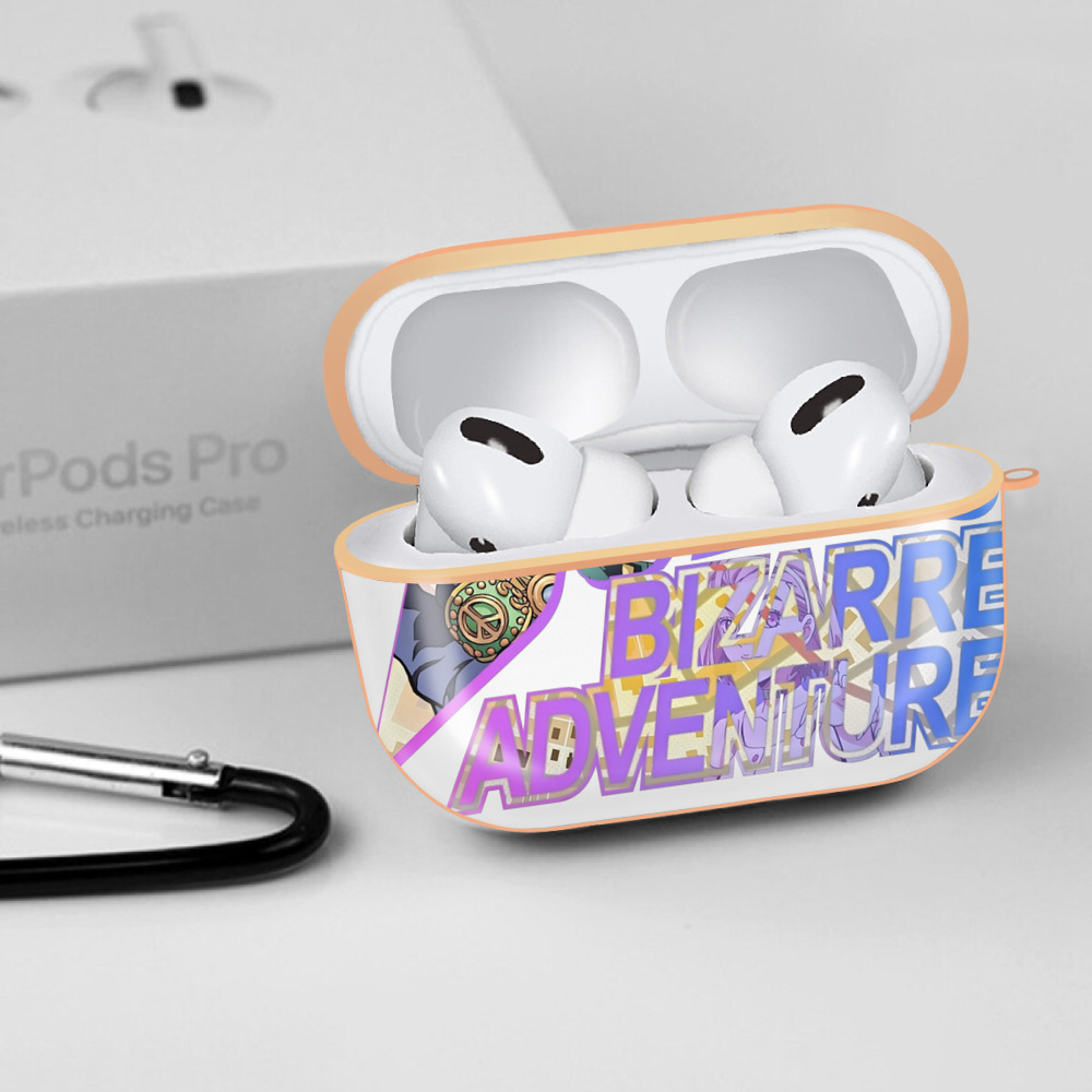 ジョジョの奇妙な冒険 JoJo's Bizarre Adventure 【AirPods Pro用】ハードシェル保護ケース｜耐衝撃・防指紋・カラビナ付き商品仕様