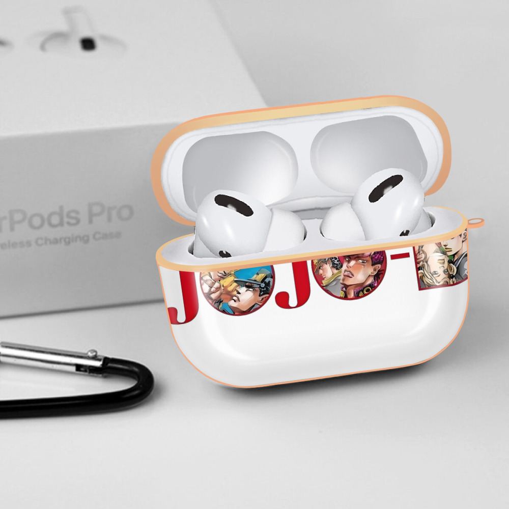 ジョジョの奇妙な冒険 JoJo's Bizarre Adventure 【AirPods Pro用】ハードシェル保護ケース｜耐衝撃・防指紋・カラビナ付き商品仕様