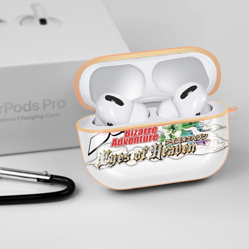 ジョジョの奇妙な冒険 JoJo's Bizarre Adventure 【AirPods Pro用】ハードシェル保護ケース｜耐衝撃・防指紋・カラビナ付き商品仕様