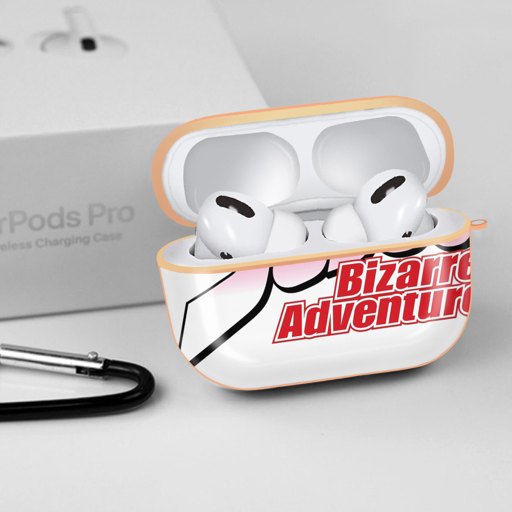 ジョジョの奇妙な冒険 JoJo's Bizarre Adventure 【AirPods Pro用】ハードシェル保護ケース｜耐衝撃・防指紋・カラビナ付き商品仕様