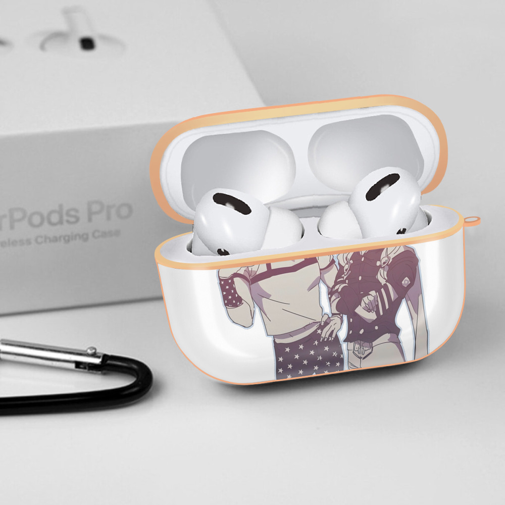 ジョジョの奇妙な冒険 JoJo's Bizarre Adventure 【AirPods Pro用】ハードシェル保護ケース｜耐衝撃・防指紋・カラビナ付き商品仕様
