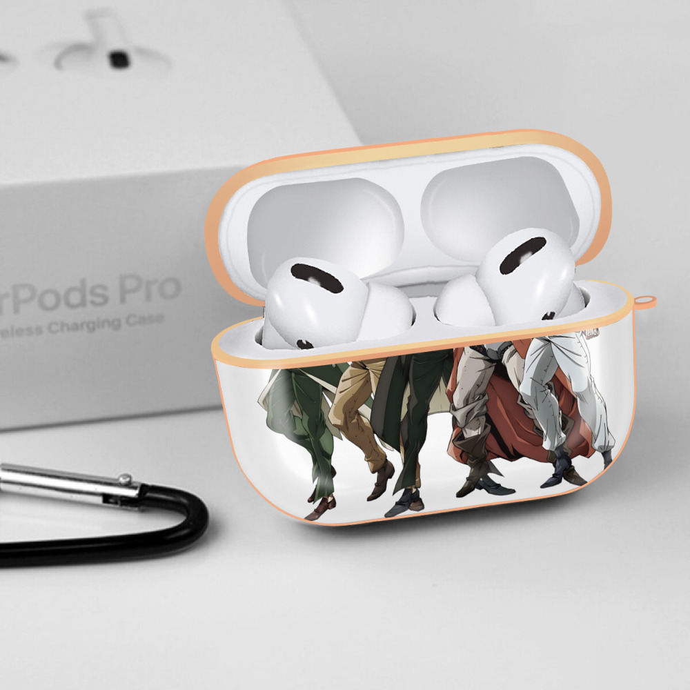 ジョジョの奇妙な冒険 JoJo's Bizarre Adventure 【AirPods Pro用】ハードシェル保護ケース｜耐衝撃・防指紋・カラビナ付き商品仕様