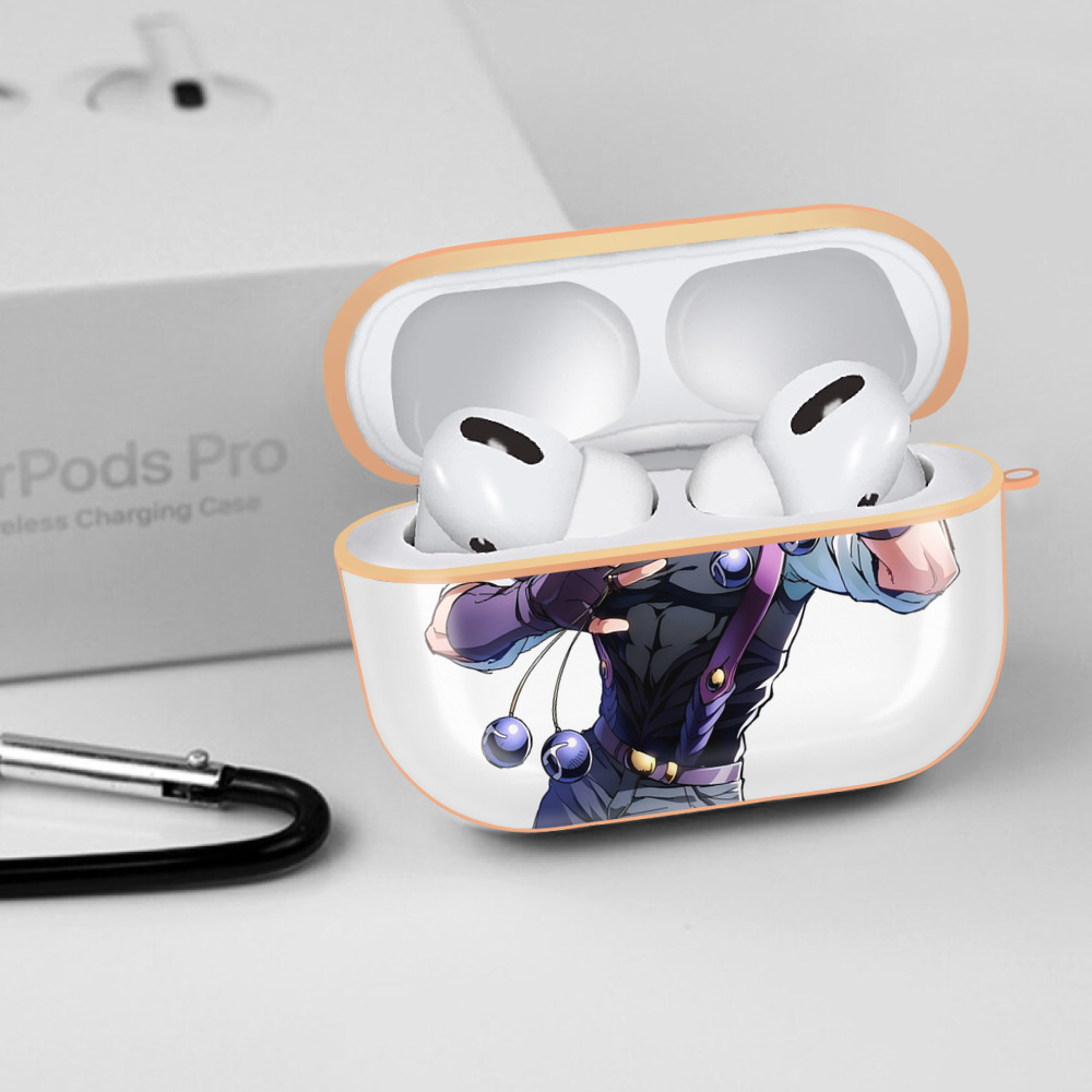 ジョジョの奇妙な冒険 JoJo's Bizarre Adventure 【AirPods Pro用】ハードシェル保護ケース｜耐衝撃・防指紋・カラビナ付き商品仕様