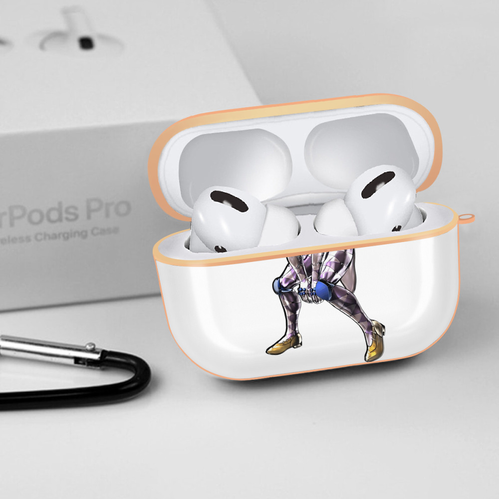 ジョジョの奇妙な冒険 JoJo's Bizarre Adventure 【AirPods Pro用】ハードシェル保護ケース｜耐衝撃・防指紋・カラビナ付き商品仕様