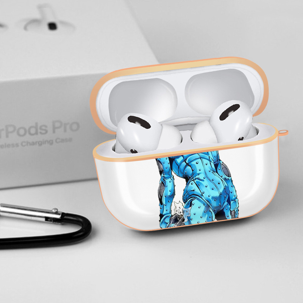 ジョジョの奇妙な冒険 JoJo's Bizarre Adventure 【AirPods Pro用】ハードシェル保護ケース｜耐衝撃・防指紋・カラビナ付き商品仕様