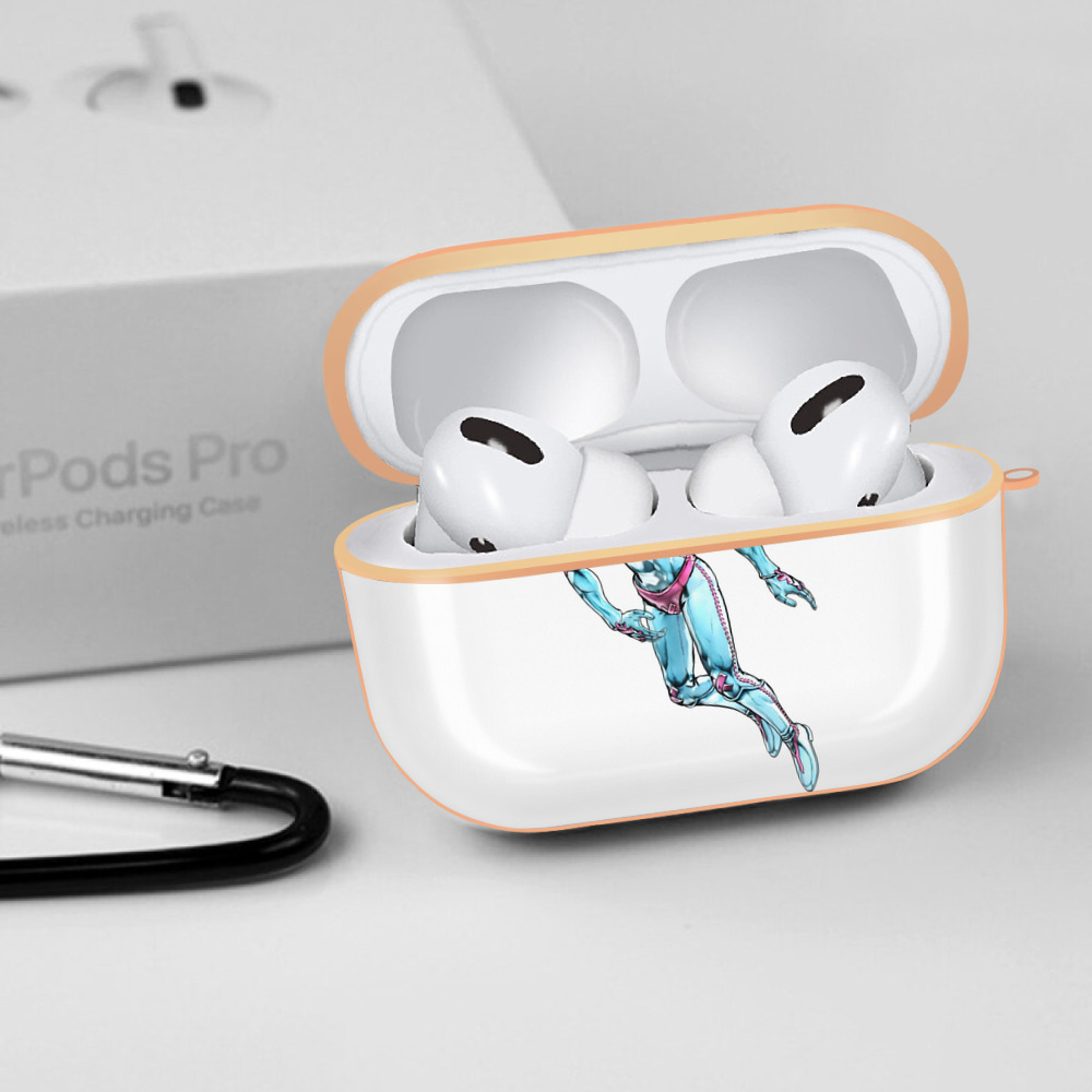 ジョジョの奇妙な冒険 JoJo's Bizarre Adventure 【AirPods Pro用】ハードシェル保護ケース｜耐衝撃・防指紋・カラビナ付き商品仕様